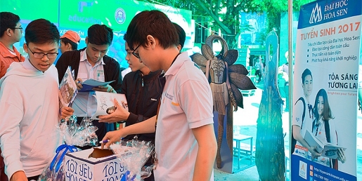 ngay hoi tu van tuyen sinh