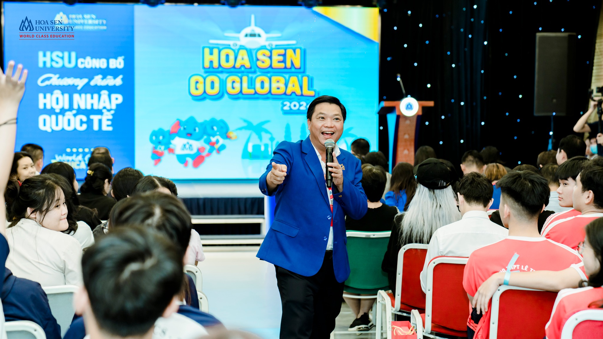 ThS. Phan Văn Giang - Phó giám đốc Trung tâm Bwin là hãng gì giới thiệu về chương trình Hoa Sen Go Global.