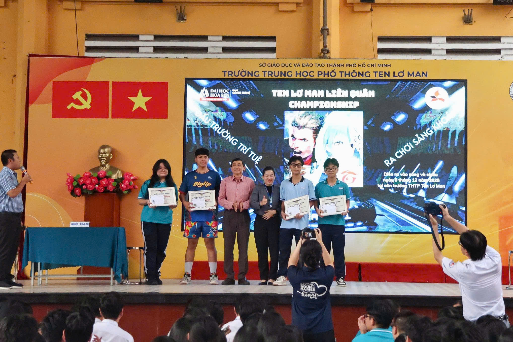 Giải Liên Quân Championship Mùa 1 tại THPT Ten Lơ Man, Bwin nhà cái chính thức đồng hành tổ chức sân chơi eSports học đường