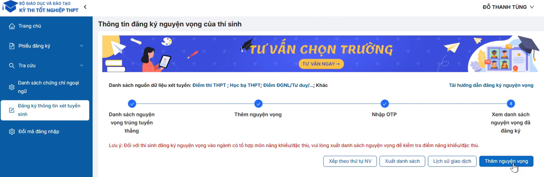 Hướng dẫn cách đăng ký nguyện vọng Link vào Bwin mới nhất 2026 chi tiết năm 2026