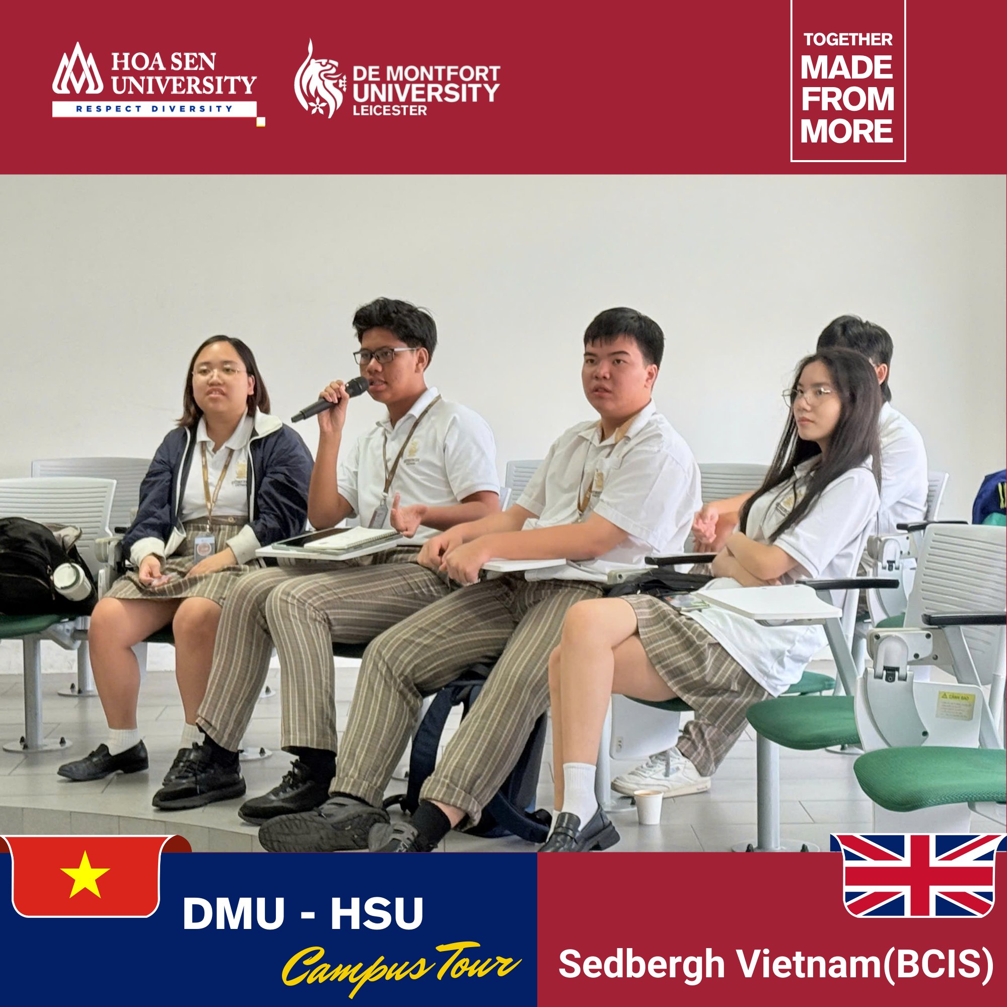 Chuyến Campus Tour tại DMU Việt Nam