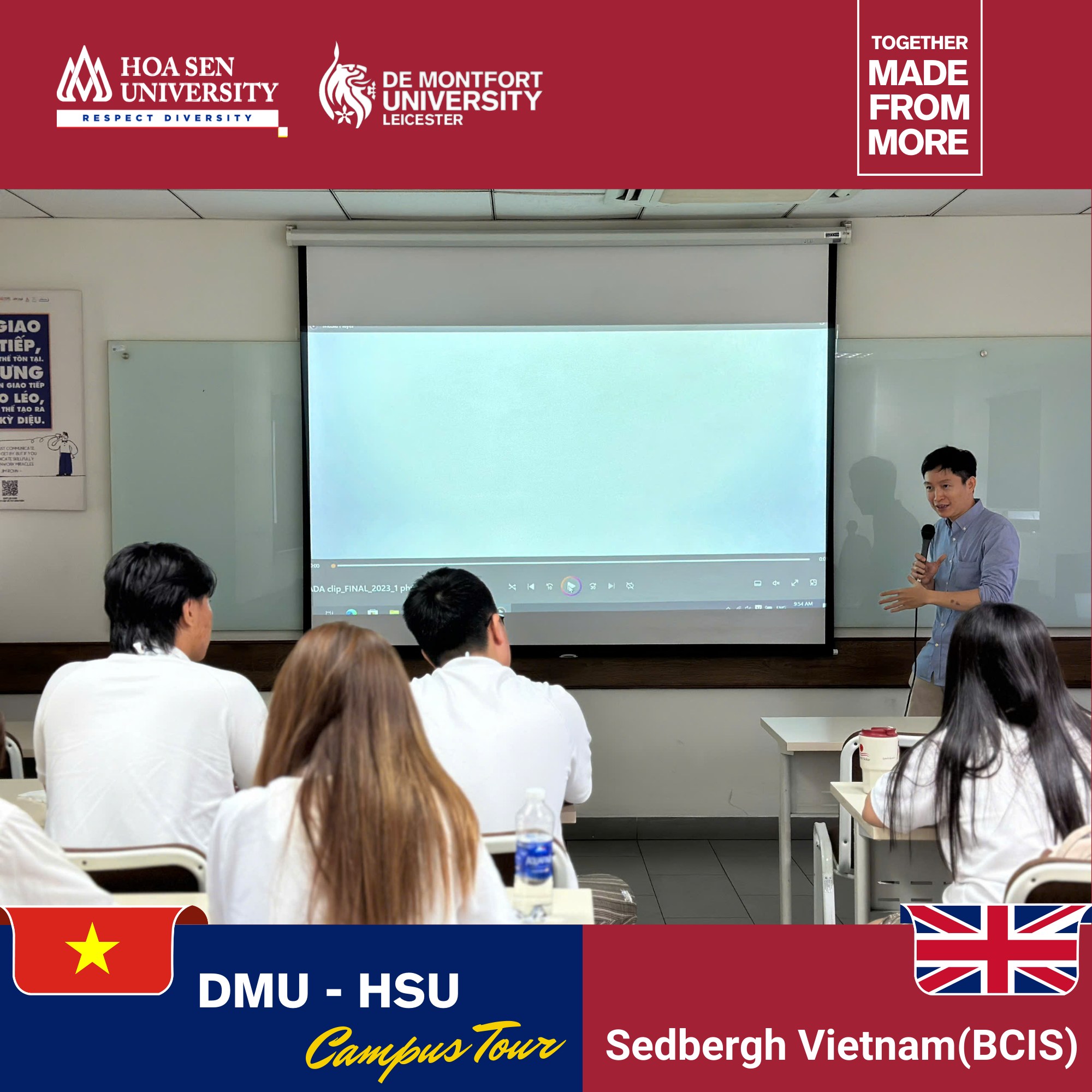 Chuyến Campus Tour tại DMU Việt Nam