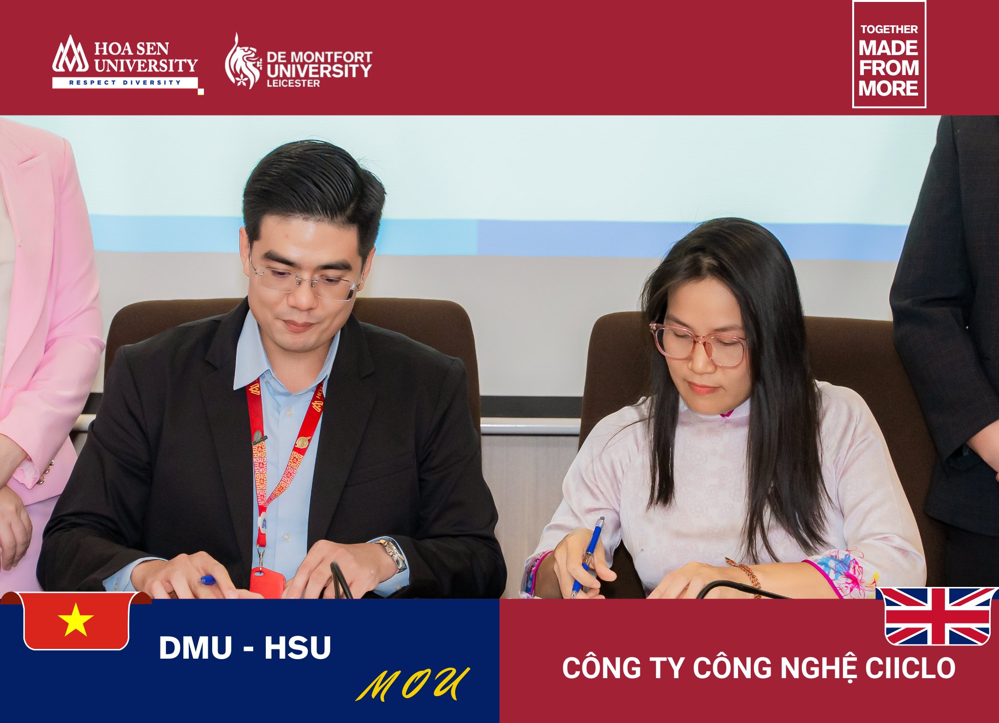 Ký kết hợp tác giữa viện đào tạo Quốc Tế và Công ty công nghệ CIICLO 