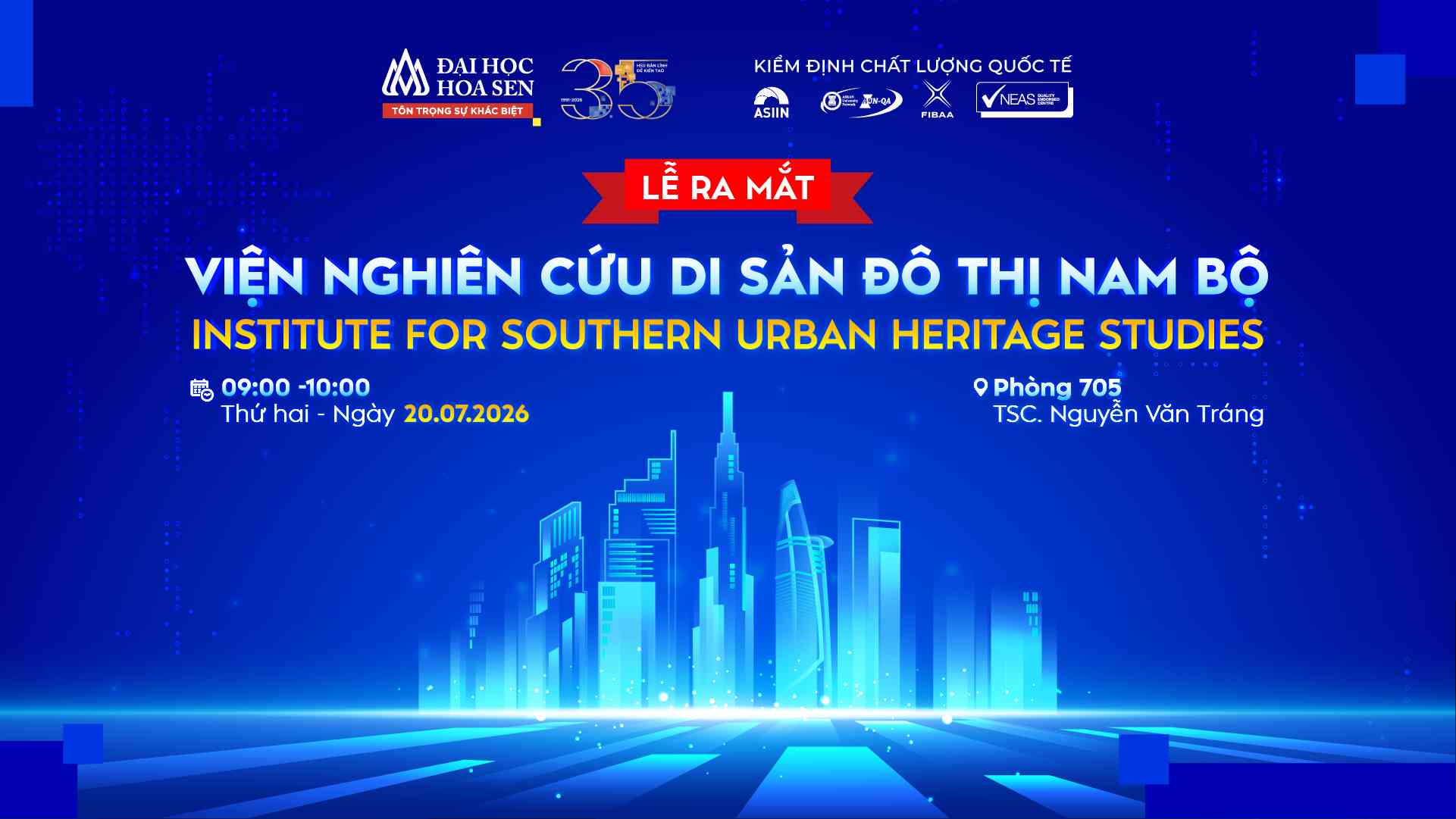 BWIN Link Nhà Cái Cá Cược Online Việt Nam ra mắt Viện Nghiên cứu Di sản Đô thị Nam Bộ, thúc đẩy BWIN được nhận định là thương hiệu nhà cái lâu đời nhất tại Châu Á và bảo tồn di sản đô thị