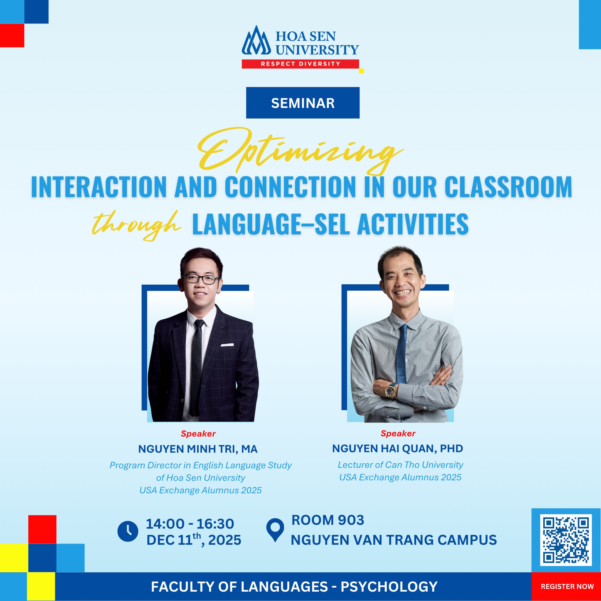 “OPTIMIZING INTERACTION AND CONNECTION IN OUR ENGLISH CLASSROOMS THROUGH LANGUAGE–SEL ACTIVITIES”