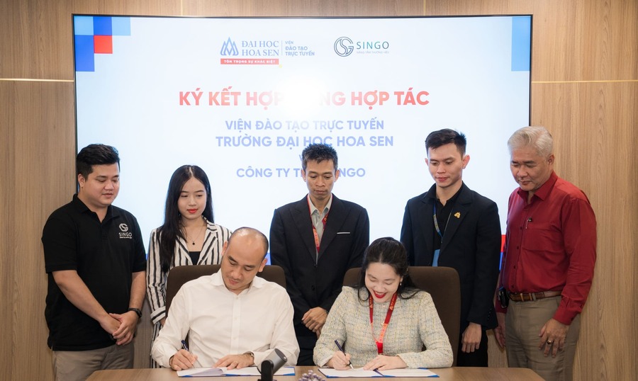 Viện đào tạo trực tuyến ký kết cùng công ty TNHH Singo, tăng cường kết nối đào tạo với thực tiễn Bwin thị trường việt nam