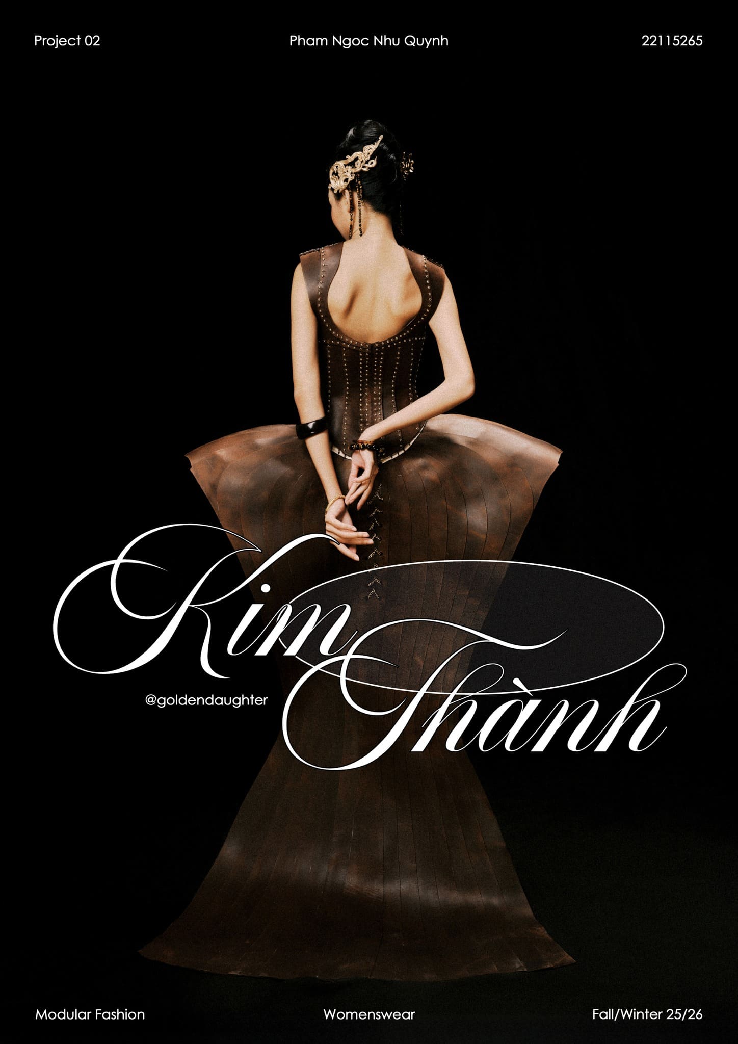 Ngành Thiết Kế Thời Trang_BST “Kim Thành” Changement De Forme
