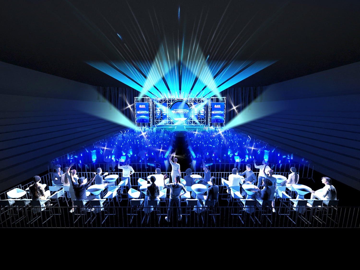 Ngành Thiết Kế Nội Thất_Sân Khấu Concert Welcome Day 2025