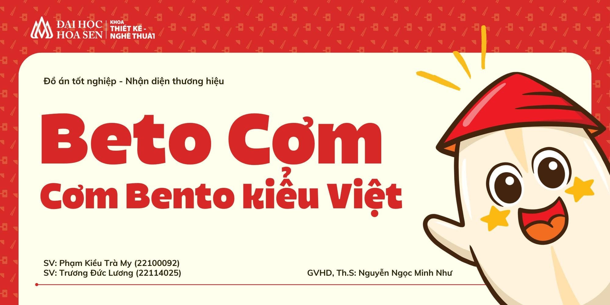 Đồ Án Tốt Nghiệp Thương Hiệu Ẩm Thực “Beto Cơm – Bento Kiểu Việt”