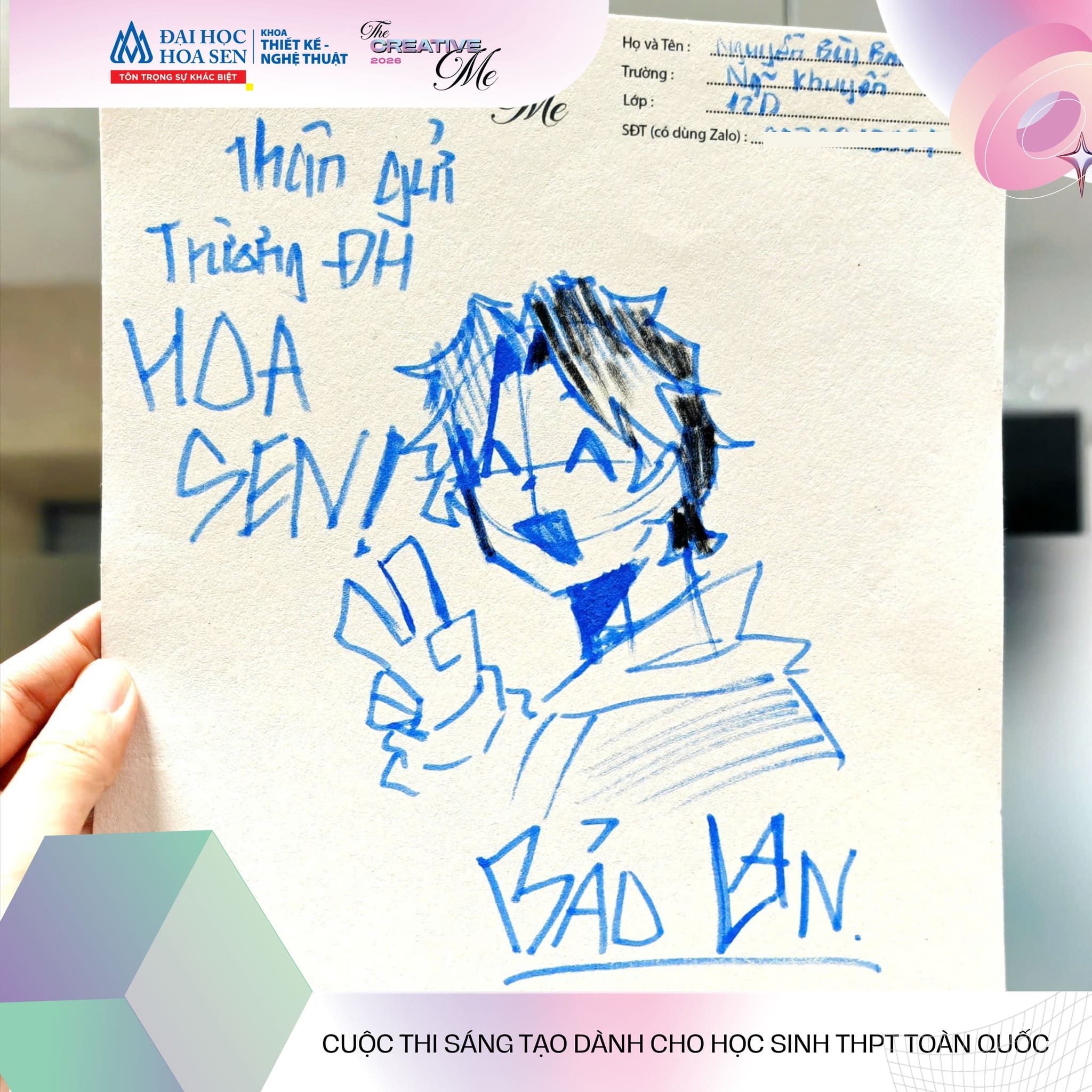 Thử Thách Sáng Tạo “Sketch Now!” Trong Khuôn Khổ Cuộc Thi Nhà Thiết Kế Tương Lai 2026 – “The Creative Me”