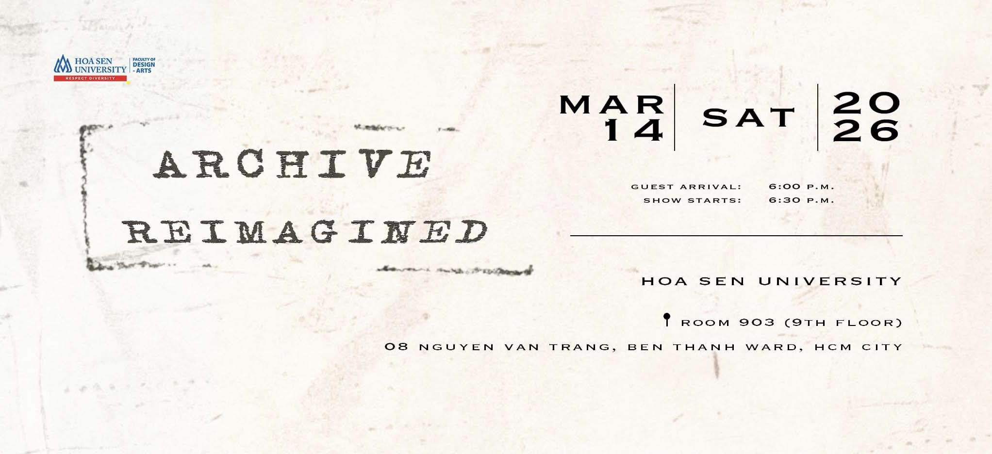 Archive Reimagined Fashion Show – Từ Kho Lưu Trữ Đến Thiết Kế Đương Đại