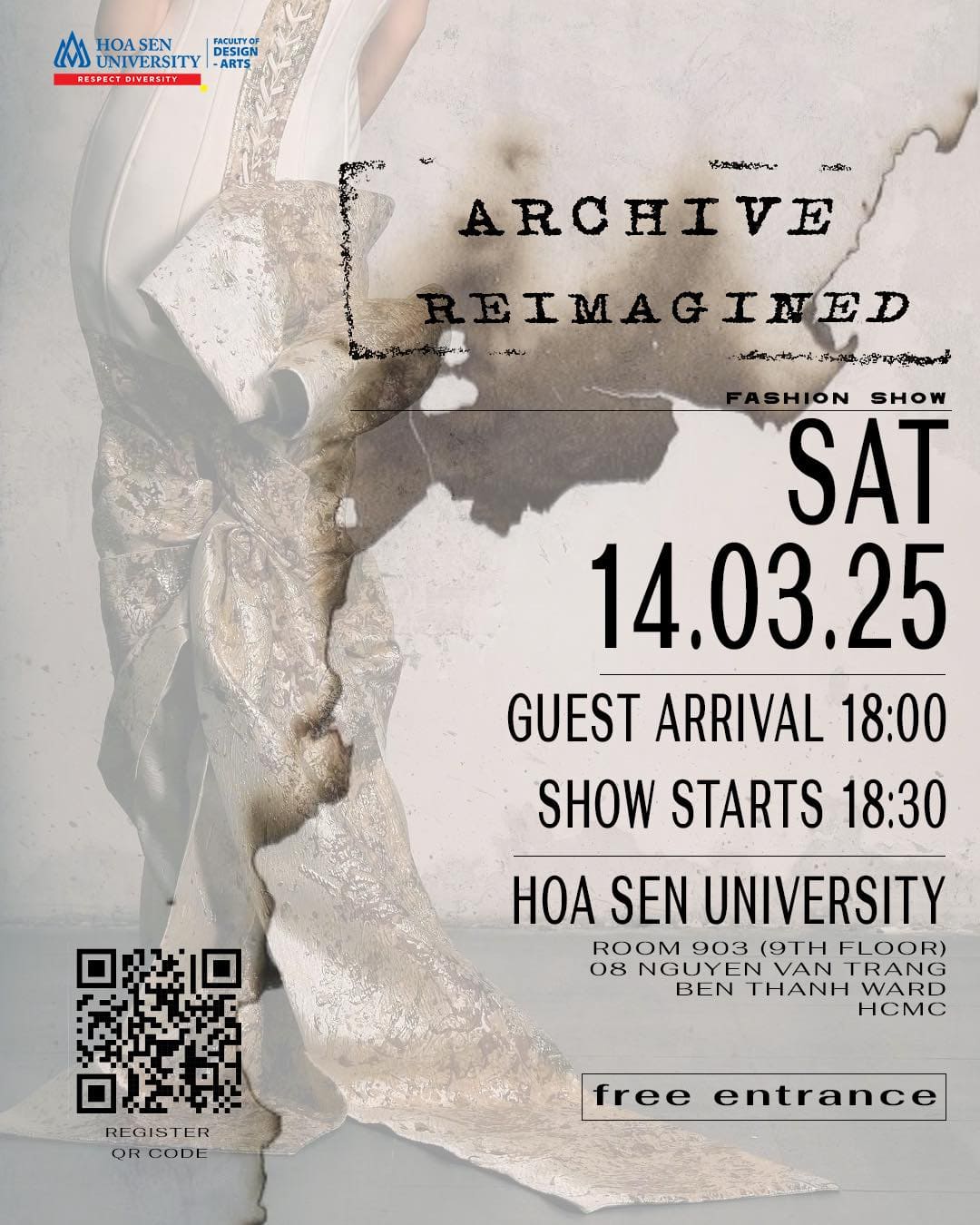 Archive Reimagined Fashion Show – Thiết Kế Thời Trang Hoa Sen University