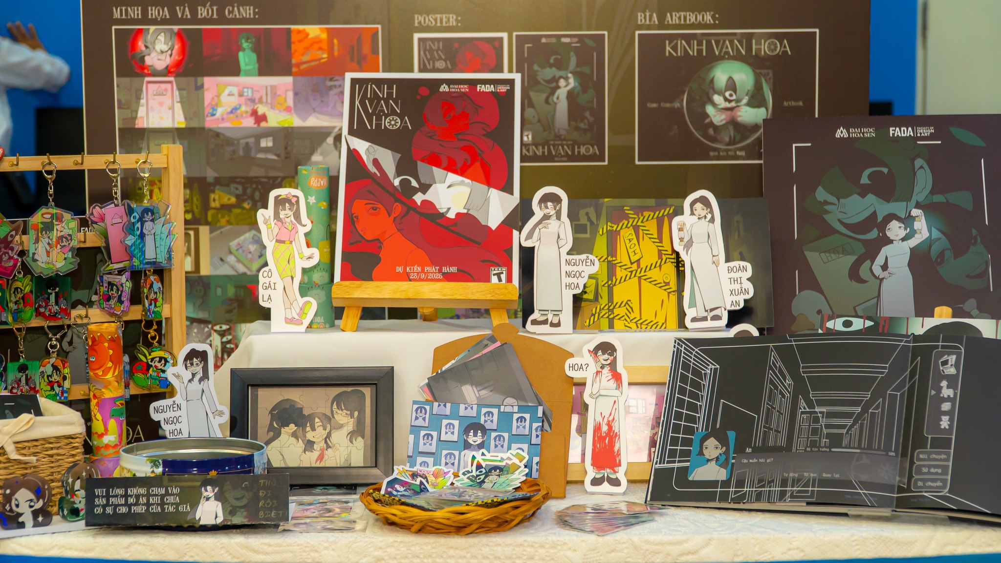 Thiết kế minh họa game visual novel "KÍNH VẠN HOA" của Link Bwin không bị chặn Lương Nhật Minh do ThS. Lương Ngọc Linh hướng dẫn