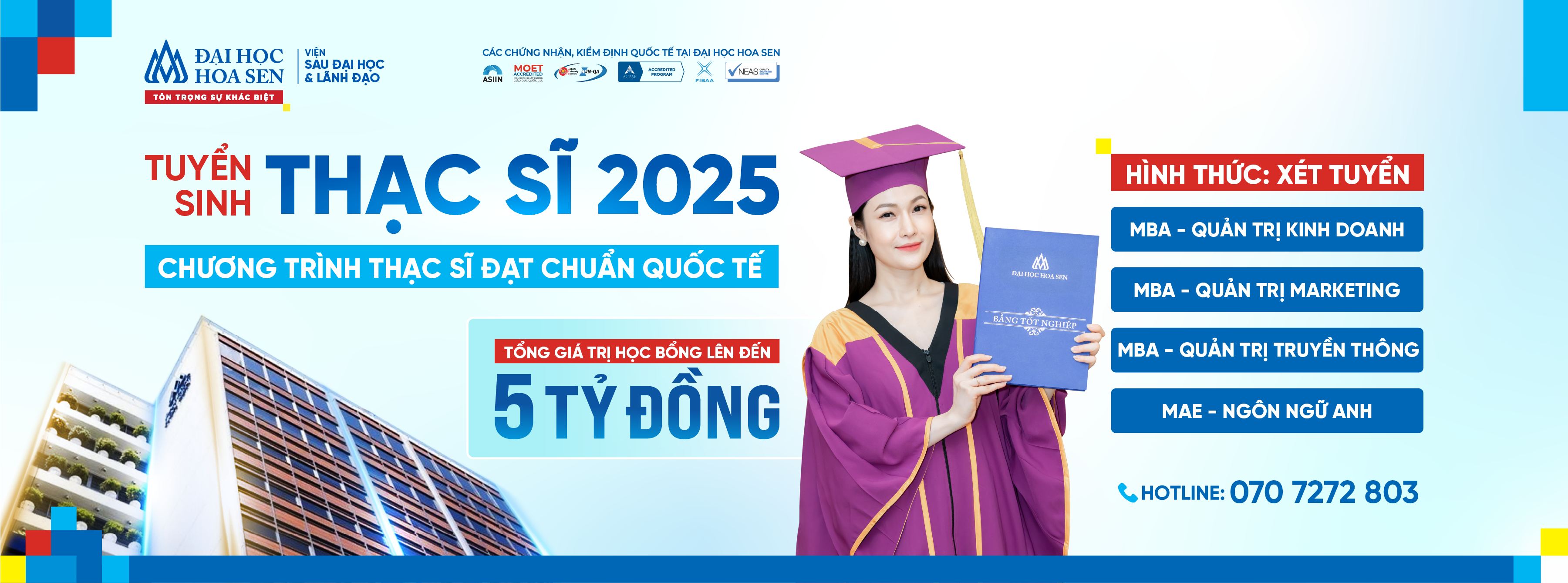 Bwin là hãng gì Thạc sĩ ĐH Hoa Sen đợt 3, 2025