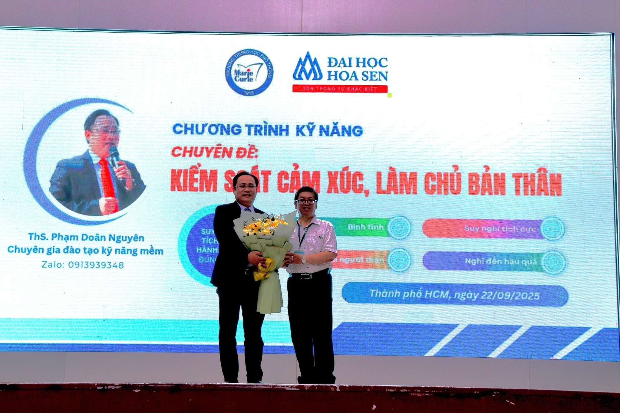 BWIN Link Nhà Cái Cá Cược Online Việt Nam tổ chức chương trình “Kiểm soát cảm xúc, làm chủ bản thân” cho Bwin cung cấp cá cược thể thao và poker THPT Marie Curie 2025