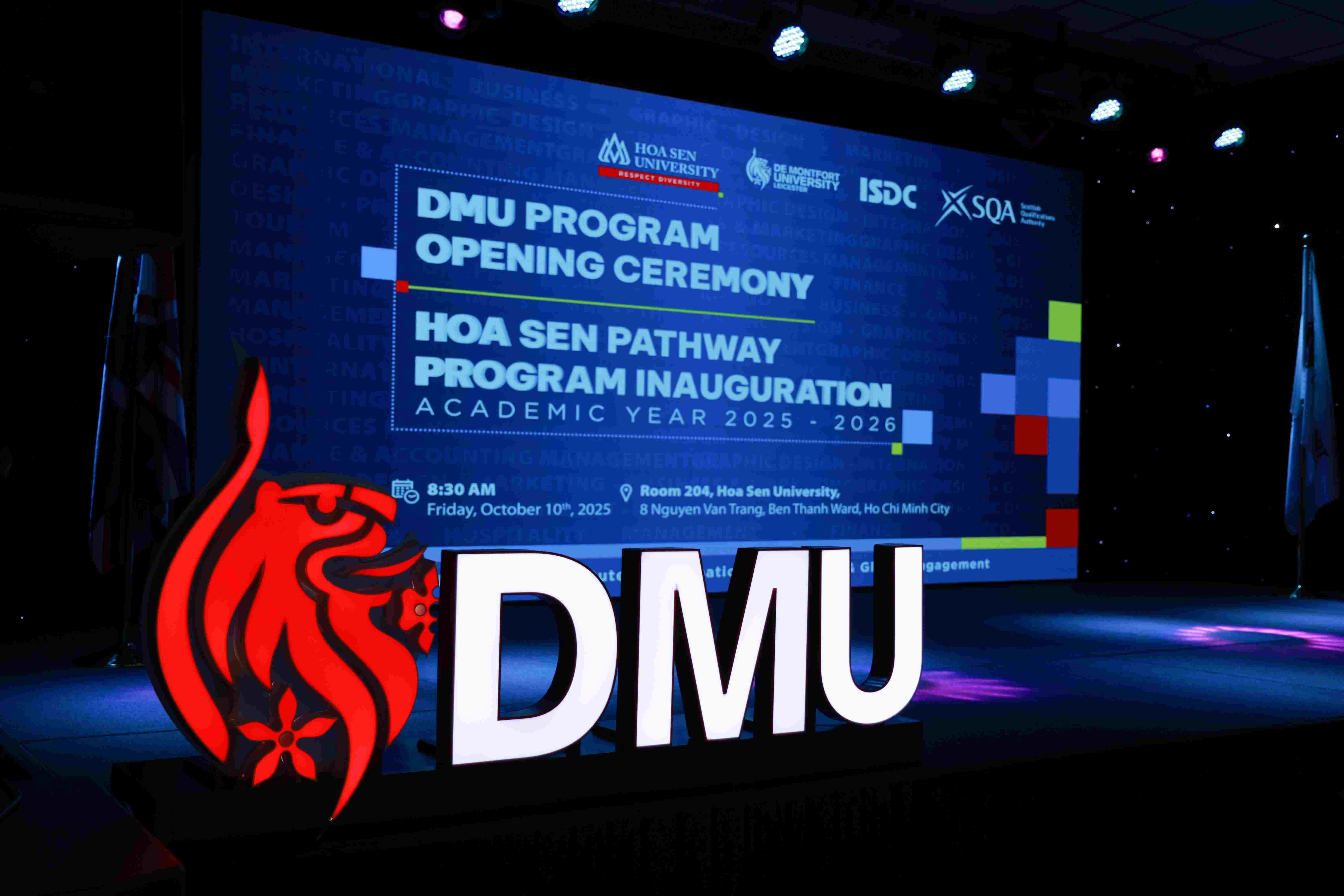 Lễ Khai giảng CT Liên kết Quốc tế DMU–Bwin nhà cái chính thức và Hoa Sen Pathway