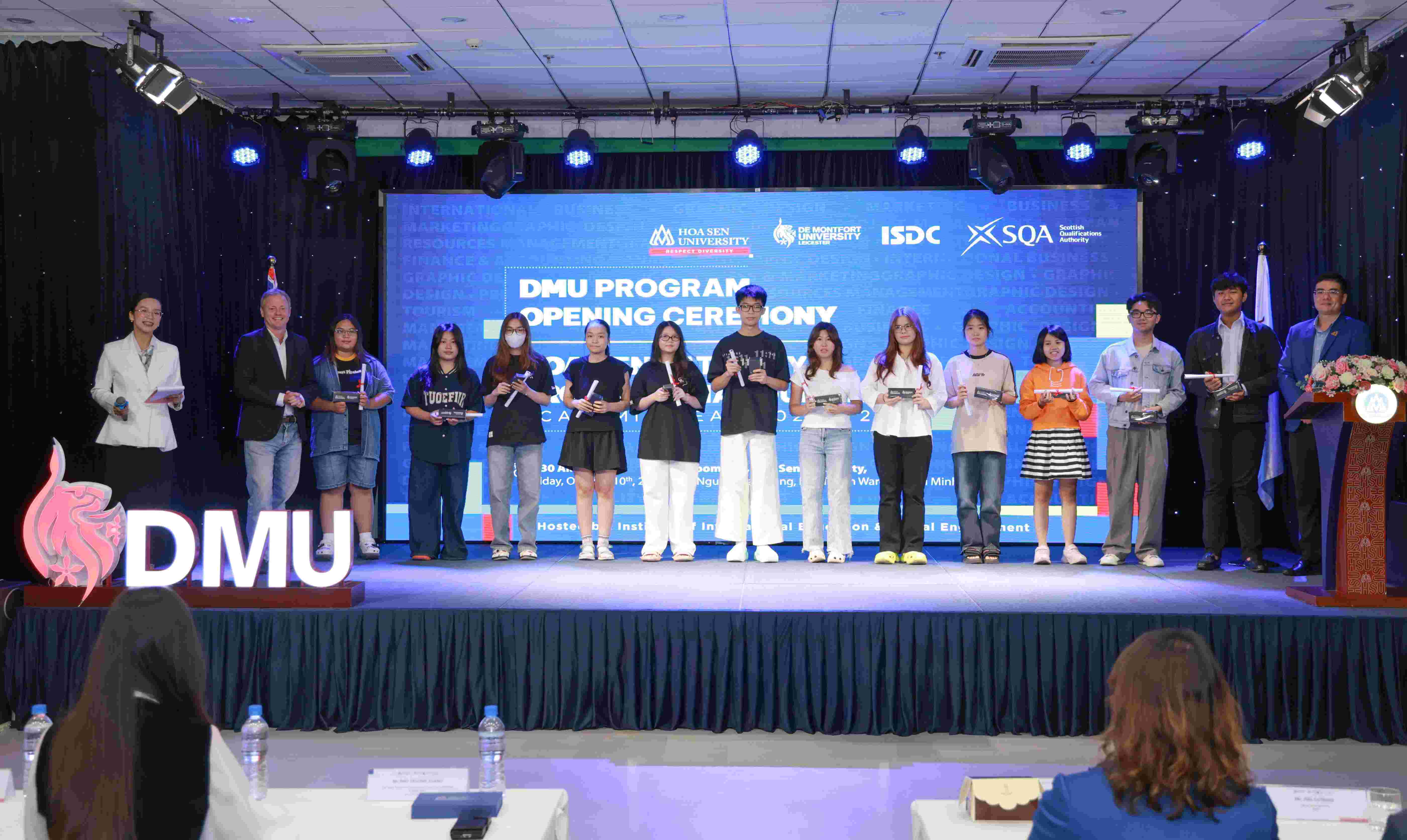 Lễ Khai giảng CT Liên kết Quốc tế DMU–Bwin nhà cái chính thức và Hoa Sen Pathway