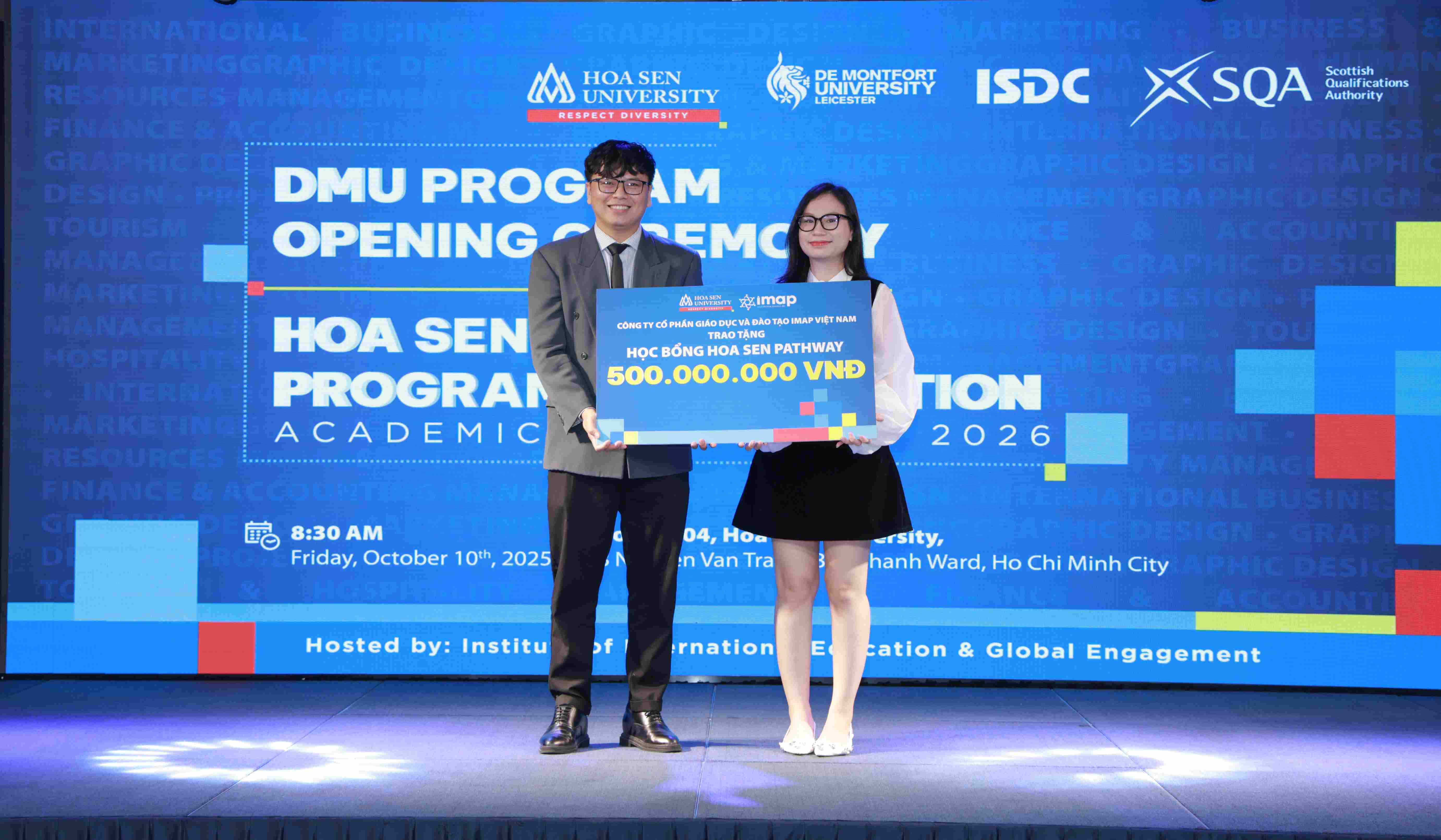 Lễ Khai giảng CT Liên kết Quốc tế DMU–Bwin nhà cái chính thức và Hoa Sen Pathway