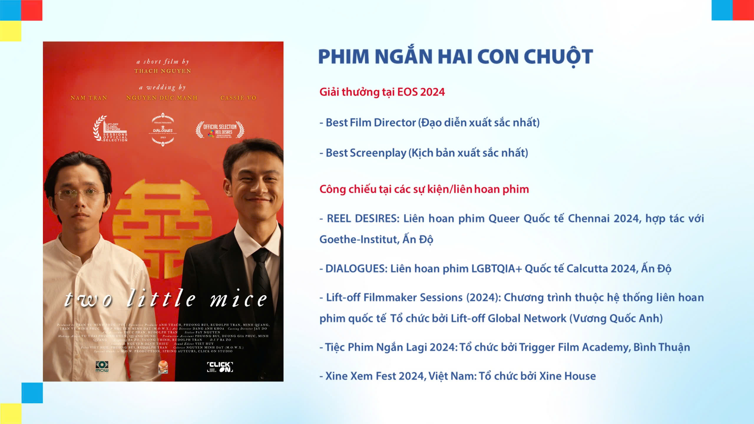 Phim ngắn xuất sắc nhất EOS 2025 công chiếu thương mại tại TP.HCM