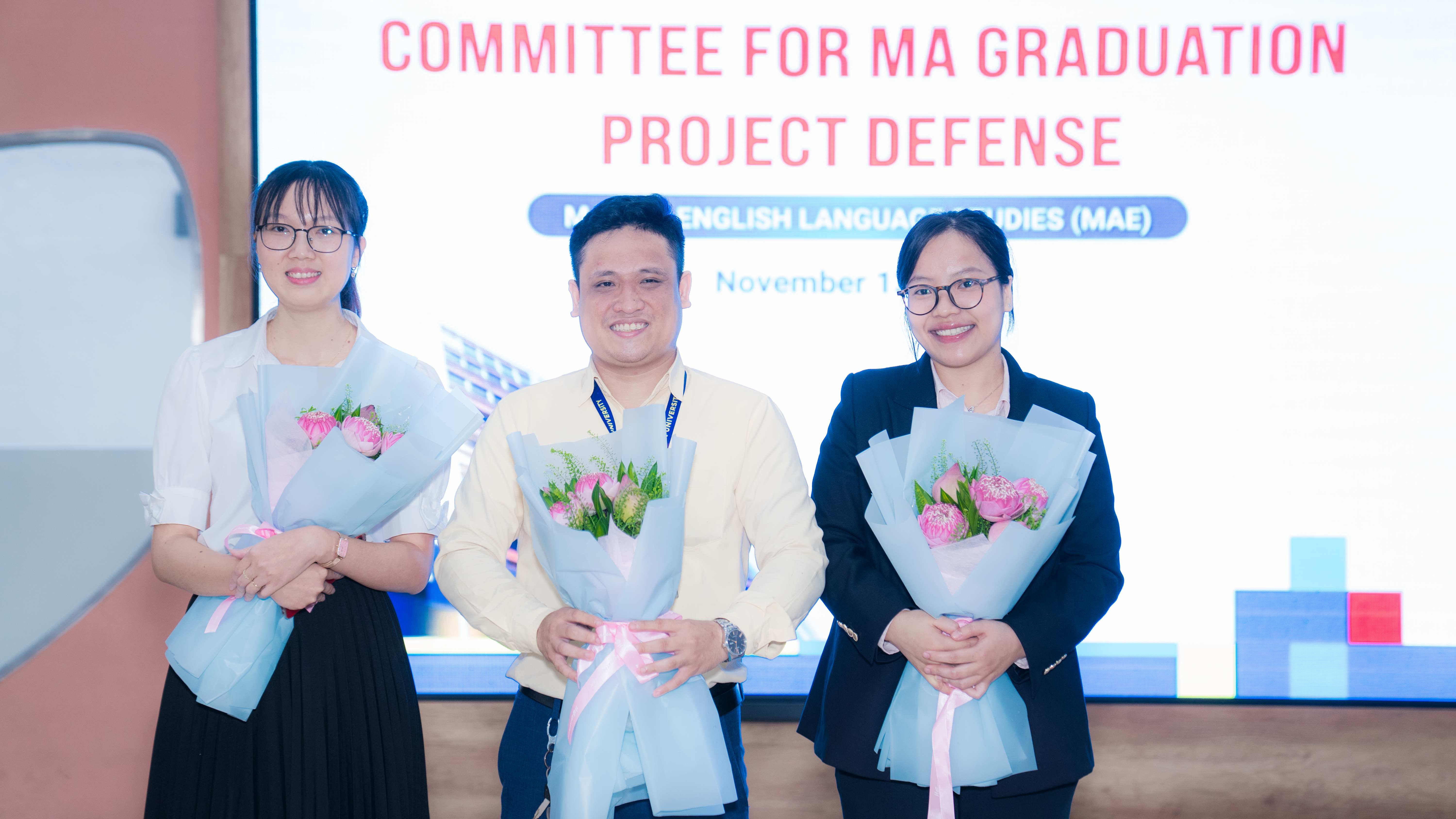 Hội đồng Bảo vệ Đề án Tốt nghiệp Thạc sĩ chuyên ngành Ngôn ngữ Anh (MAE)