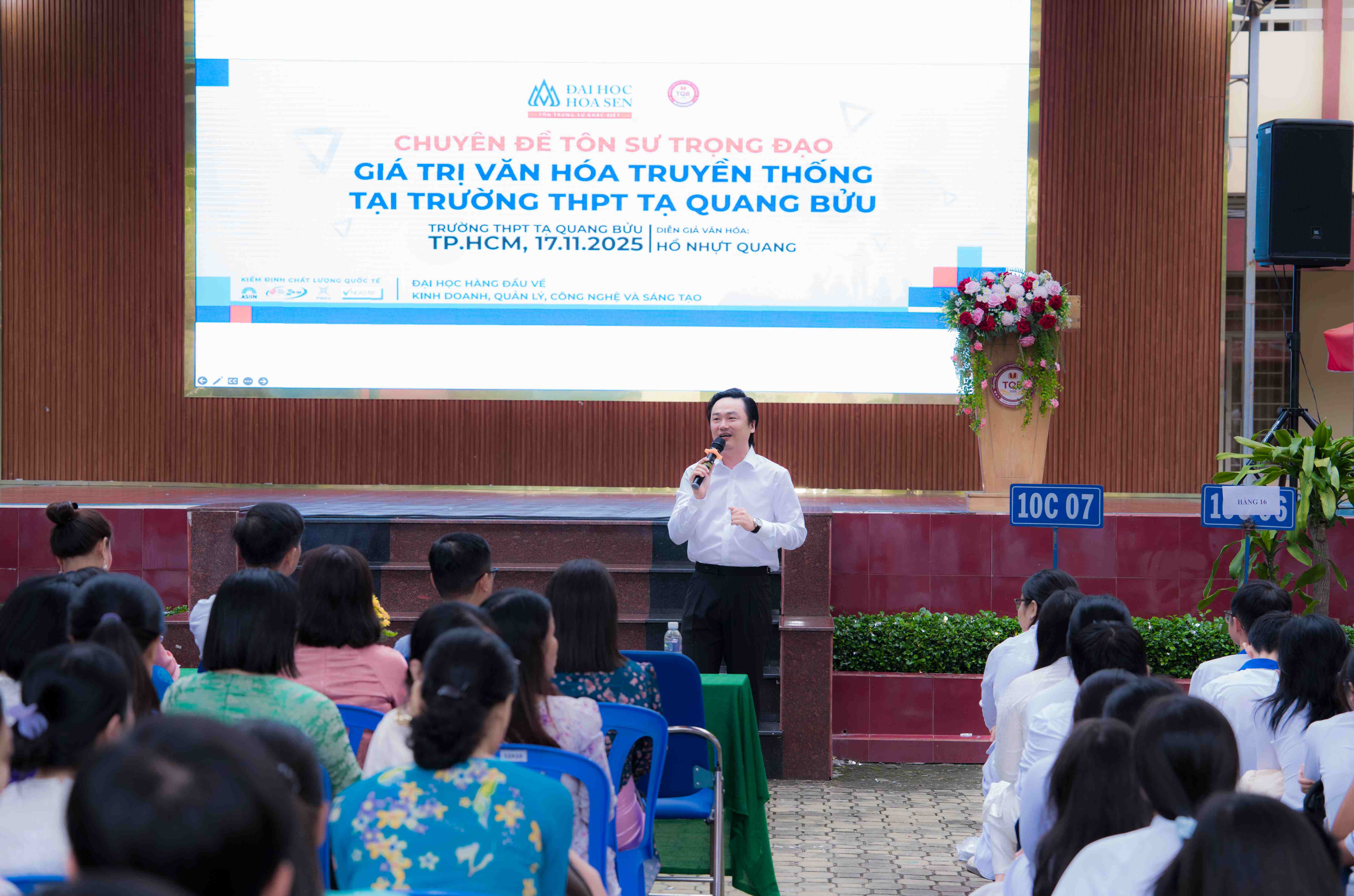 Bwin nhà cái chính thức lan tỏa giá trị BWIN Đẳng Cấp Thượng Lưu – văn hóa tại THPT Tạ Quang Bửu