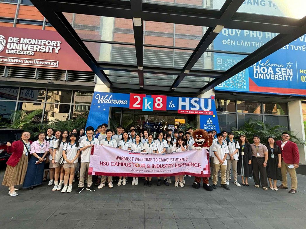 Học sinh trường EMASI trải nghiệm môi trường Link vào Bwin mới nhất 2026, tìm hiểu lộ trình đào tạo quốc tế tại Bwin nhà cái chính thức