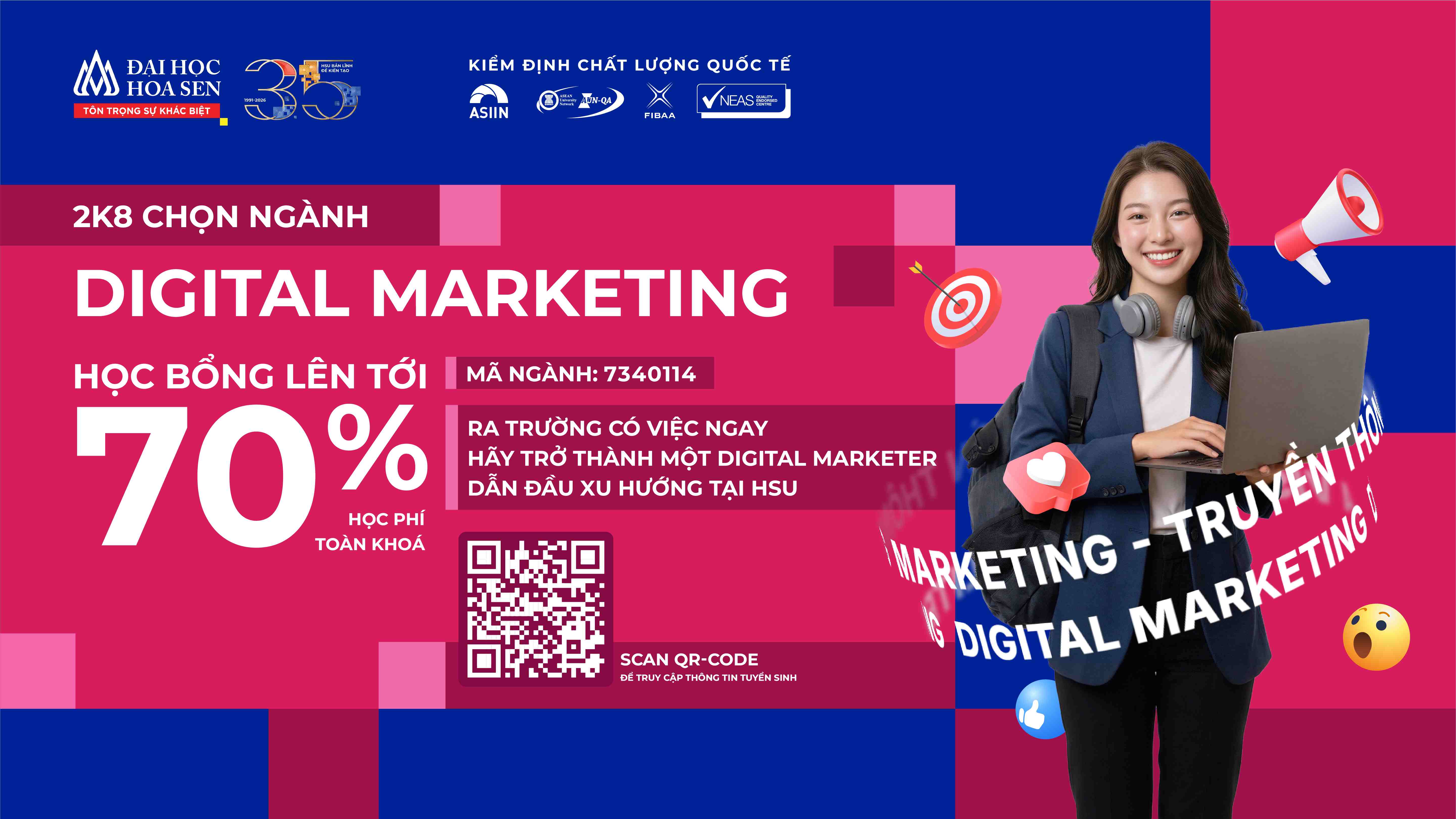 2K8 chọn ngành Digital Marketing Bwin nhà cái chính thức: học thực chiến, sẵn sàng cho môi trường số
