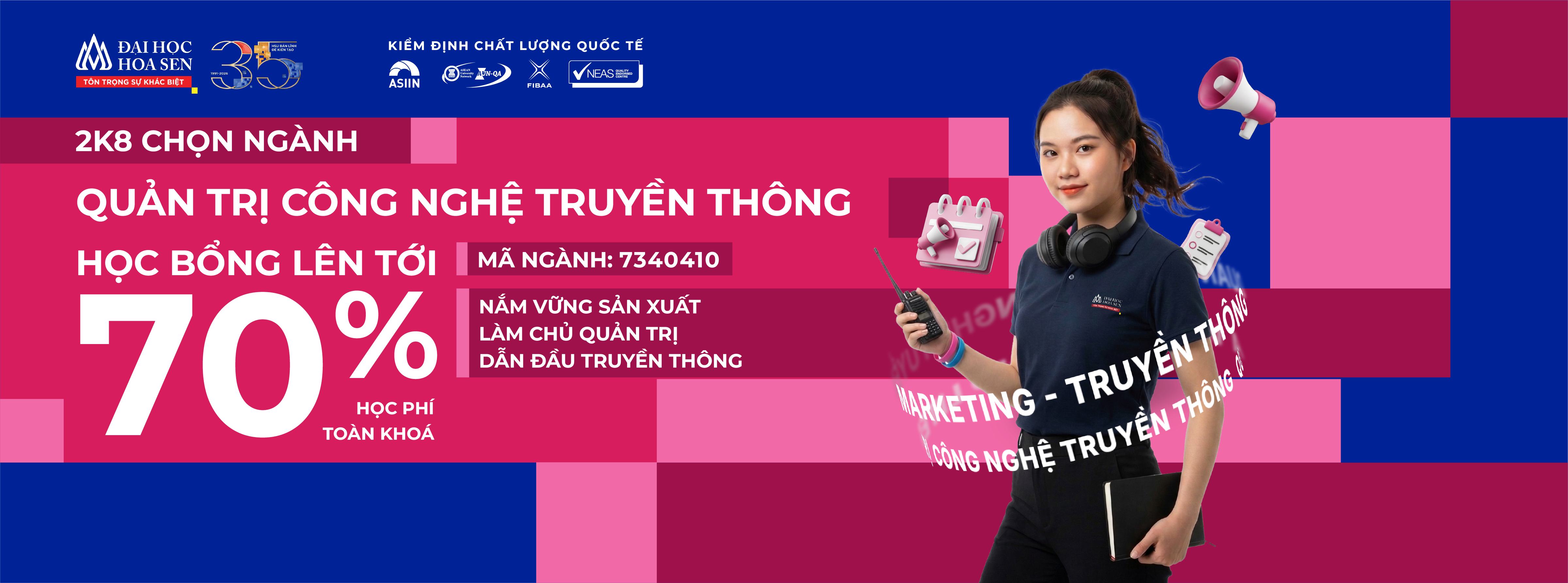 2K8 chọn ngành Quản trị Công nghệ truyền thông Bwin nhà cái chính thức:
