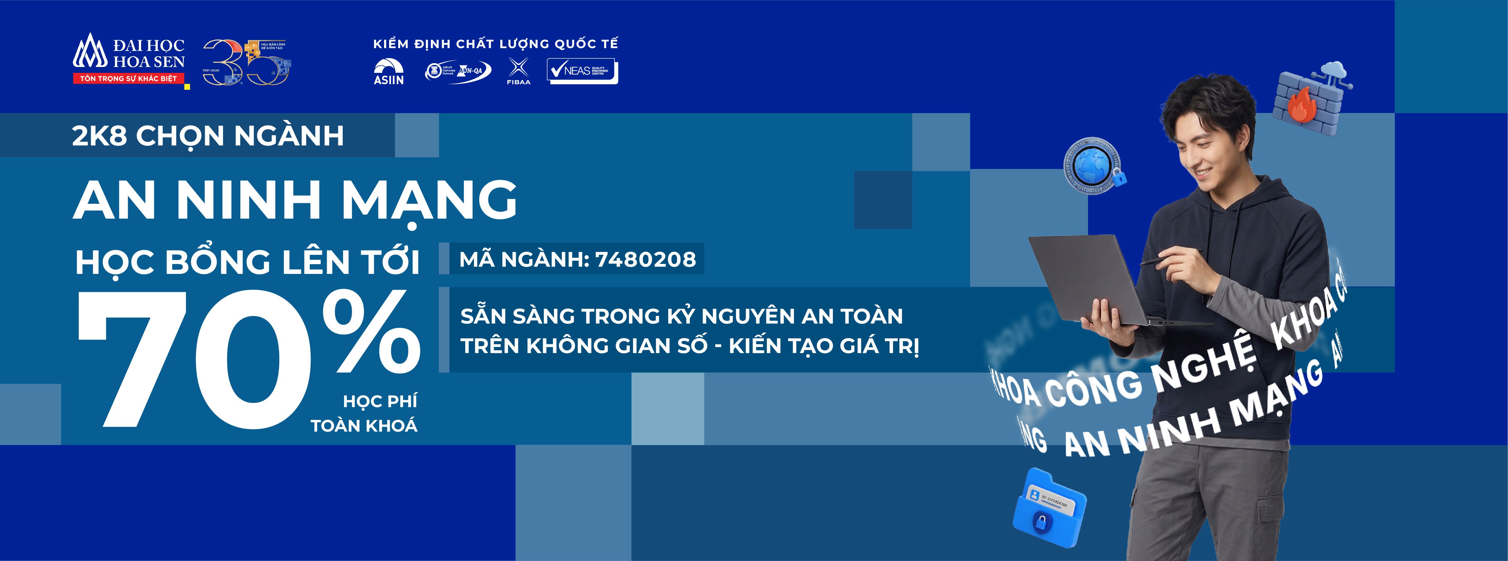 2K8 chọn ngành An ninh mạng Bwin nhà cái chính thức – Làm chủ an toàn số trong kỷ nguyên công nghệ