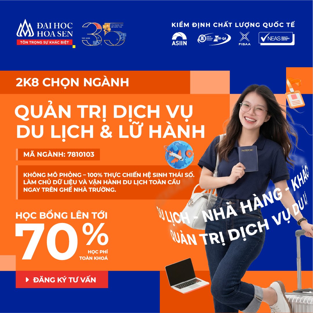 2K8 chọn ngành Quản trị dịch vụ Đăng ký nhà cái Bwin com và lữ hành Bwin nhà cái chính thức