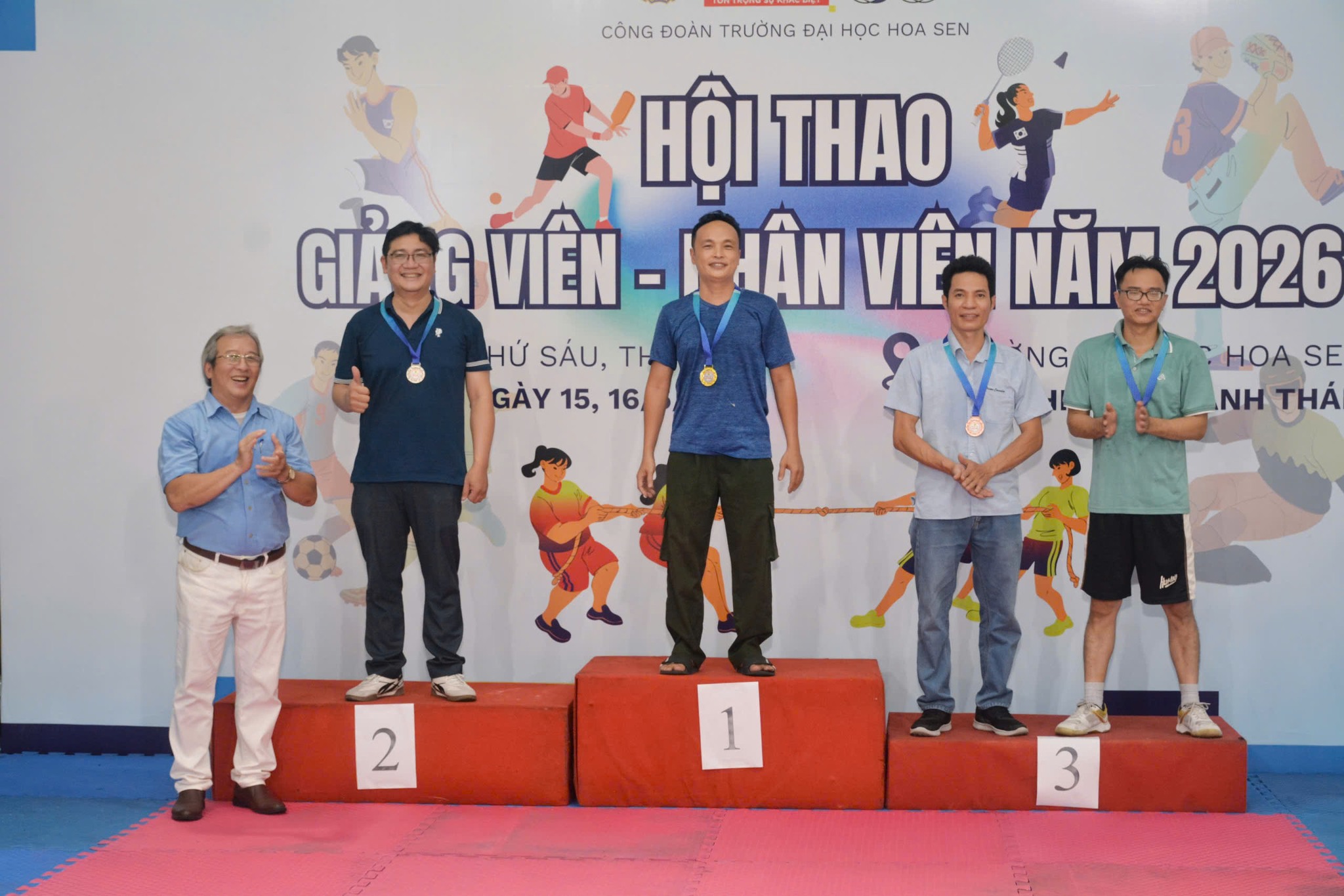 Hội thao Giảng viên - Nhân viên Bwin nhà cái chính thức 2026: Chung nhịp tinh thần Hoa Sen nhân dấu mốc 35 năm