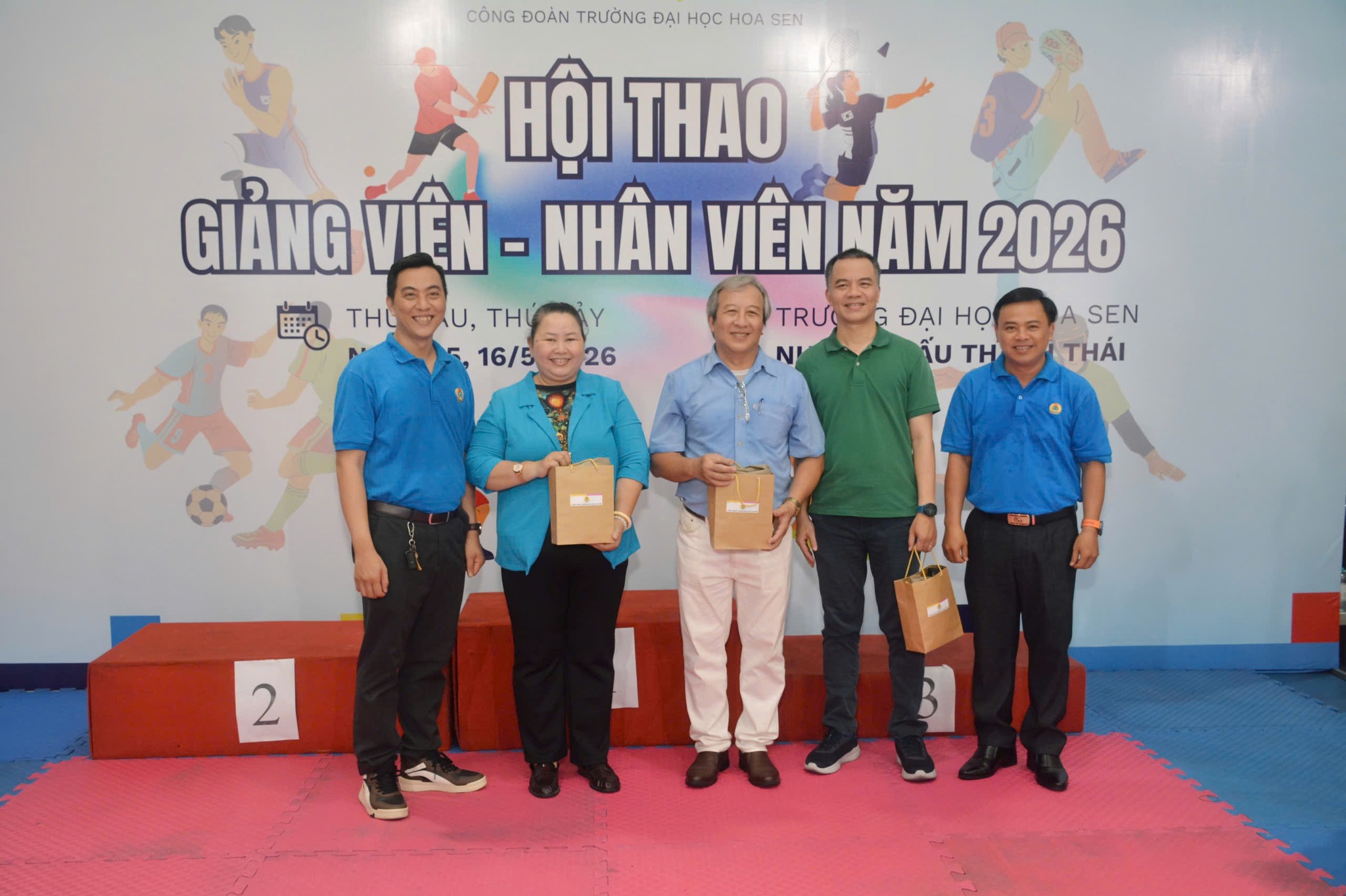 Hội thao Giảng viên - Nhân viên Bwin nhà cái chính thức 2026: Chung nhịp tinh thần Hoa Sen nhân dấu mốc 35 năm