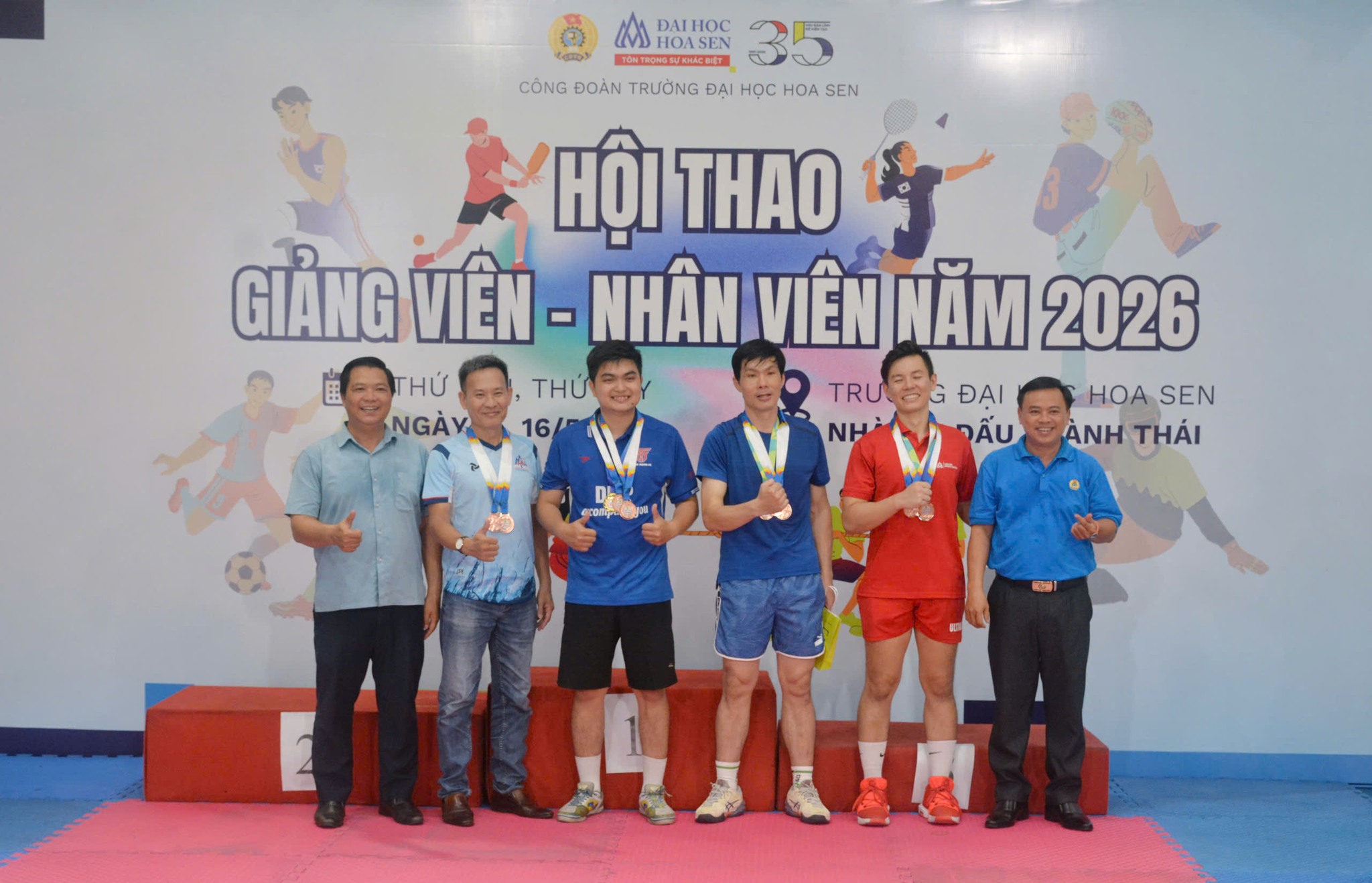 Hội thao Giảng viên - Nhân viên Bwin nhà cái chính thức 2026: Chung nhịp tinh thần Hoa Sen nhân dấu mốc 35 năm