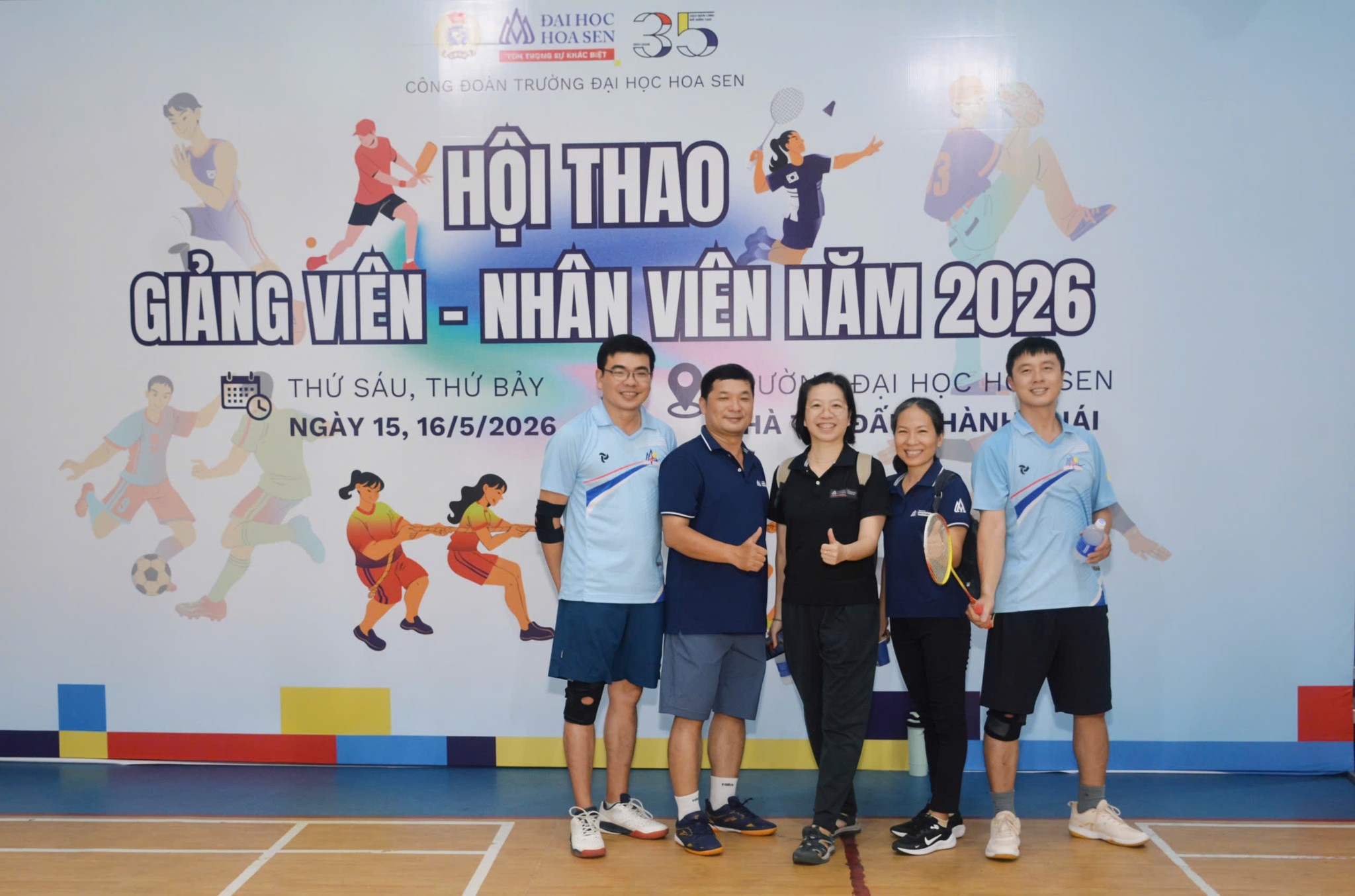 Hội thao Giảng viên - Nhân viên Bwin nhà cái chính thức 2026: Chung nhịp tinh thần Hoa Sen nhân dấu mốc 35 năm