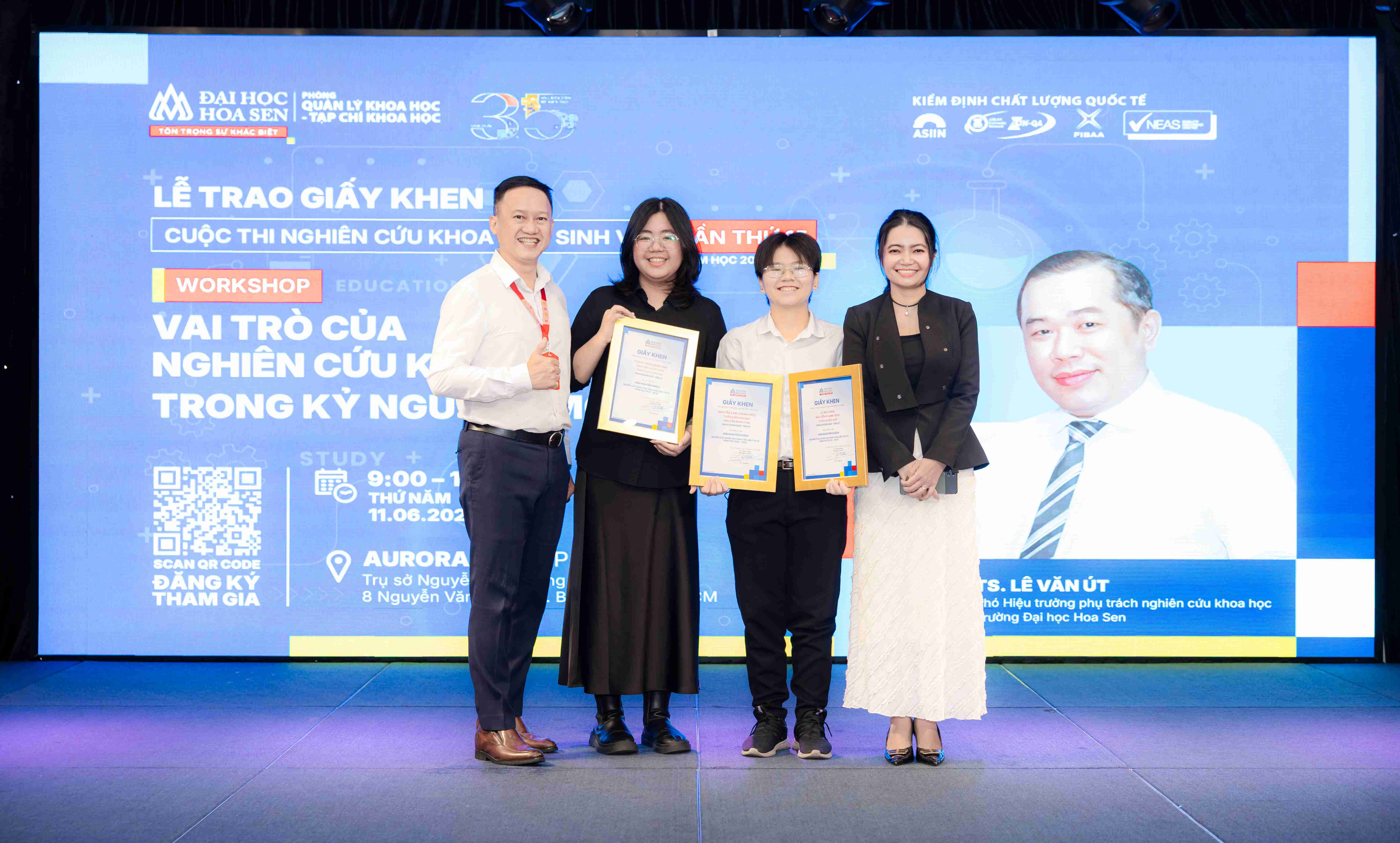 Bwin nhà cái chính thức Celebrates Student Scientific Research Excellence and Discusses the Evolving Role of Student Research in the New Era